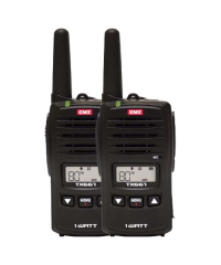 GME TX667 1 Watt UHF Handheld Radio - Twin Pack