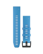 Garmin QuickFit 22 Watch Band - Cyan Blue Silicone