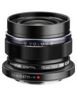 Olympus EW-M1220 12mm F2 Prime Camera Lens BLACK